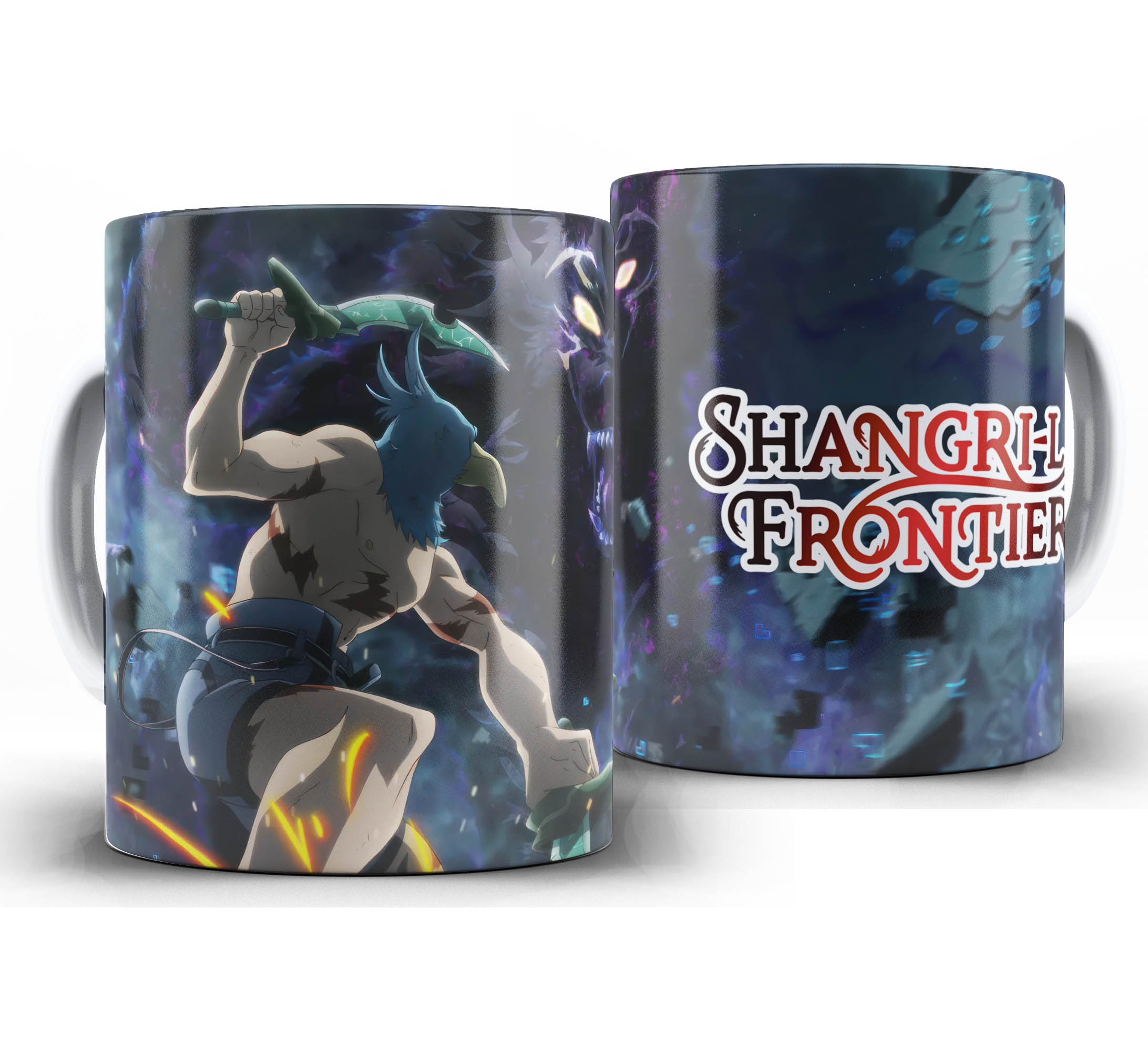 Caneca Anime - Shangri La Frontier W2 - Sunraku Vs Lycanon